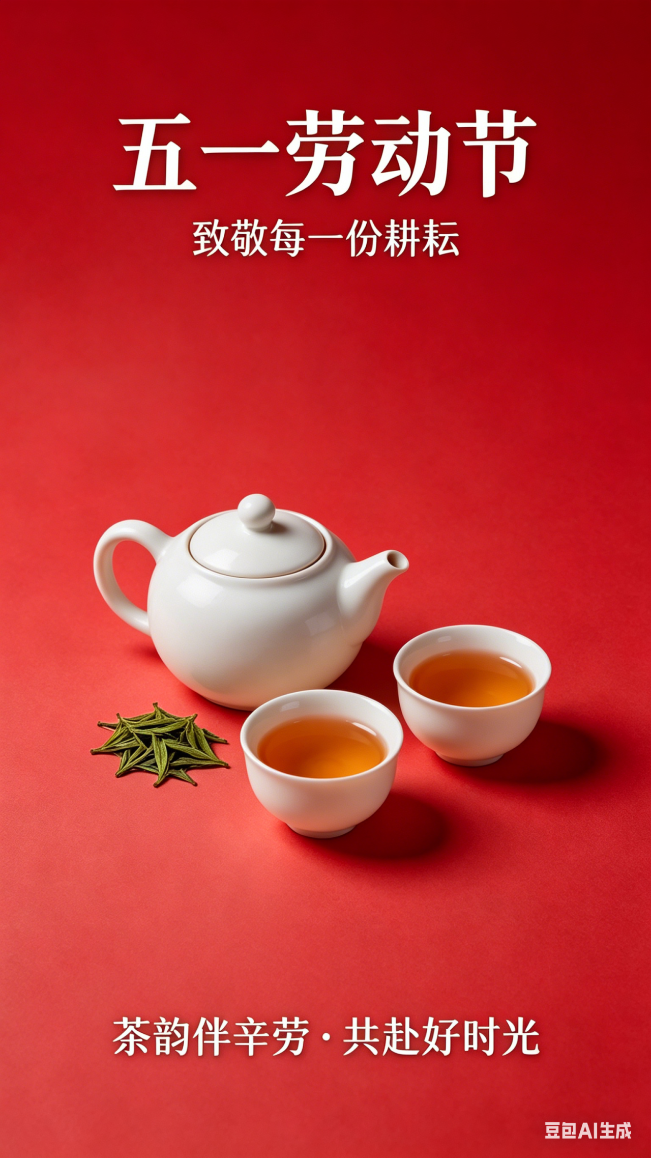 海峡两岸茶业交流协会祝全体会员及各位茶界同仁五一劳动节快乐