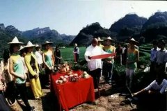 福建武夷山茶农惊蛰“祭茶”